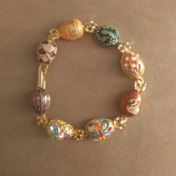 Joan Rivers Jewelry - Joan Rivers enamel egg bracelet